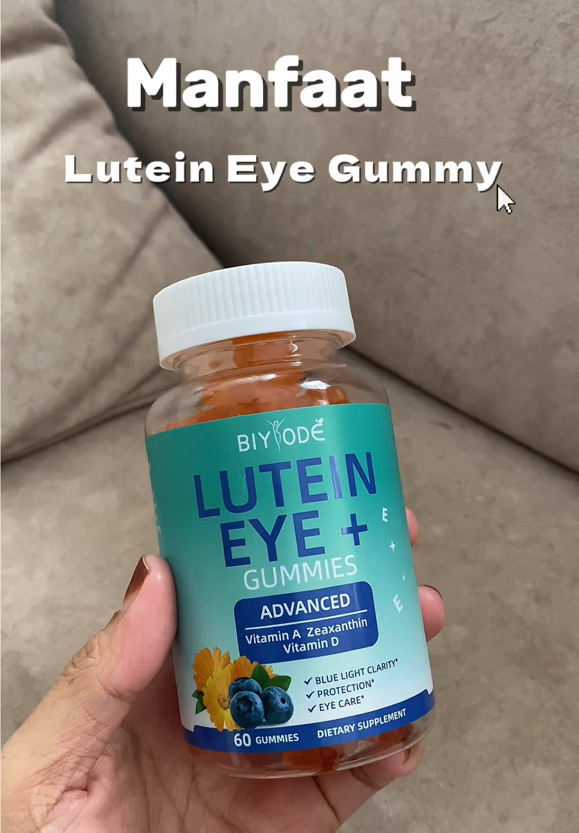 Kebaikkan Lutein Eye Gummy from Biyiode.. #luteineye #lutieneyecare #lutieneyegummies #biyiode #fmcgcreatorterpalingracun 