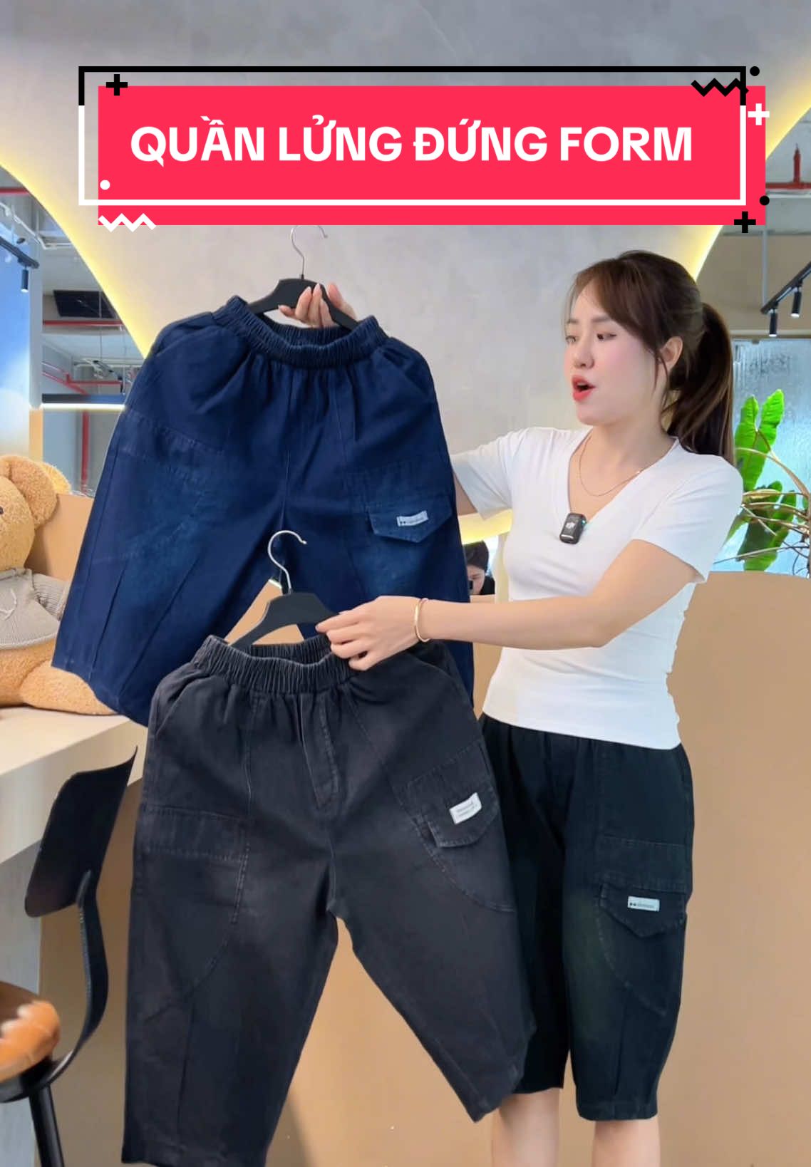 Một em quần jean bò lửng mặc vào giúp chân thon, gọn, dáng xinh #quanbo #quanjean #quanbonu #quanjeannu #hienhifany #sonnetgroup 