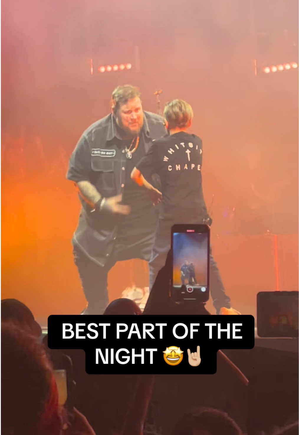 Kid matched Jelly Roll’s energy 😂🔥 #countrymusic #jellyroll #concert #kid #fortnash 🎥: @Hannah Mae Burk 