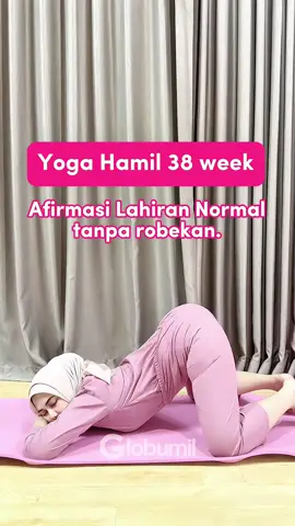 Yoga hamil 38 minggu #globumilvitaminibuhamil #fyp #ibuhamil #edukasikesehatan #kontenevent #senamhamil 