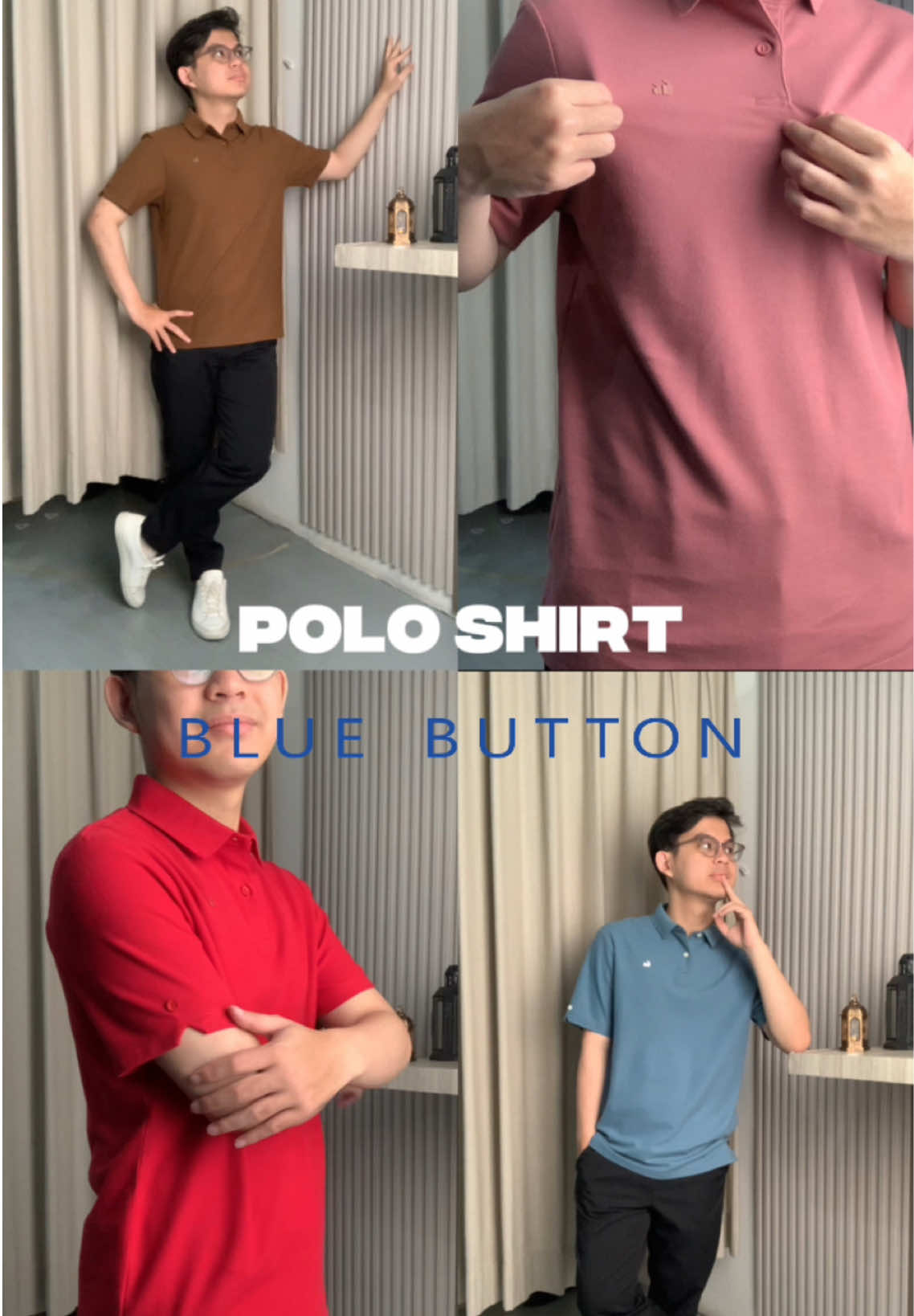 Bosan dengan atasan item-item terus? Saatnya ganti gaya dengan Bluebutton Polo Shirt warna terang! Bahan tebal, jahitan kuat, kerah anti-kerut, dan desain yang nyaman banget. Gak cuma keren, tapi juga tahan lama! 😎👌 #Bluebutton #PoloShirt #PoloBlueButton #OutfitMen #BlueButtonStyle #OOTD 