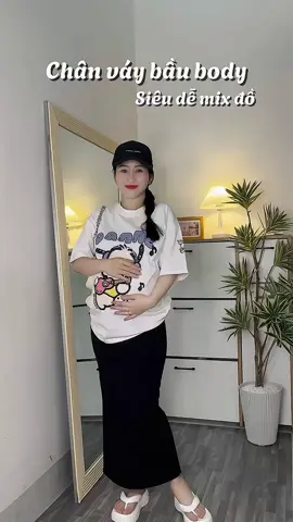 Chân váy bầu body quốc dân cho các mom đây , tha hồ mix đồ luôn #anhnguyetmepepsi #mebimsua #viral #xuhuong #bobauvasausinh #dobaubimcungnguyet #bobau 
