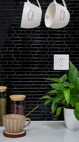 Back with another easy and cheap home DIY project. #peelandsticktile #homedecor #peelandstickbacksplash #stickgoo #diyproject #kitchenbacksplash #homeimprovement #renterfriendly #budgetfriendly