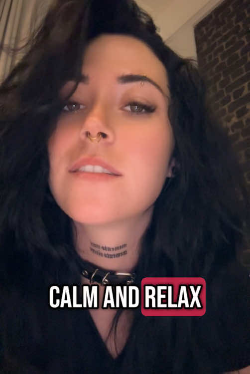 Let me make you calm and relaxed 🖤 #asmr #relax #calm 