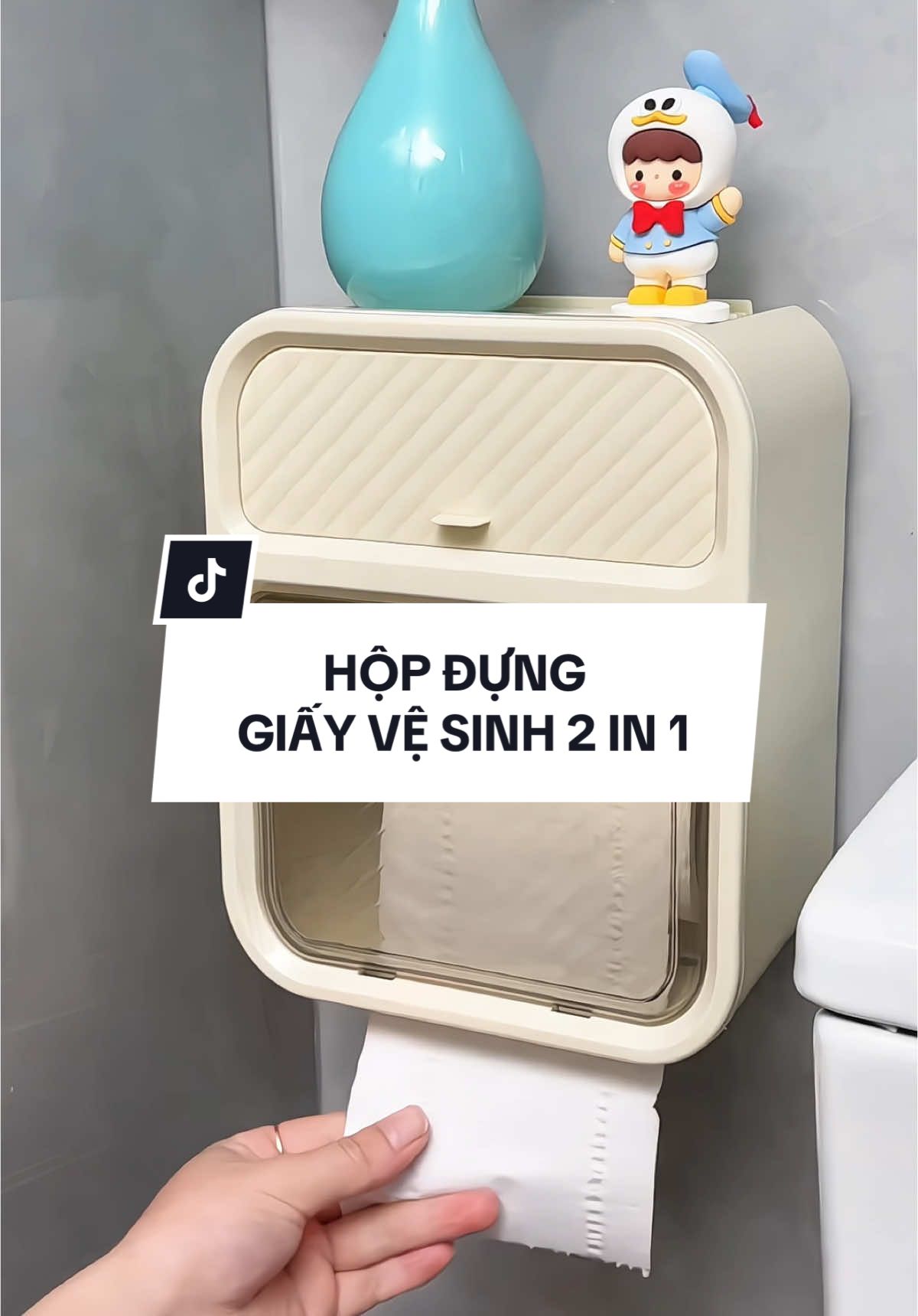 Hộp đựng giấy ăn giấy vệ sinh 2 in 1 tiện lợi cho mọi nhà #hopdunggiayvesinh #hopdunggiay #hopdunggiaycaocap 