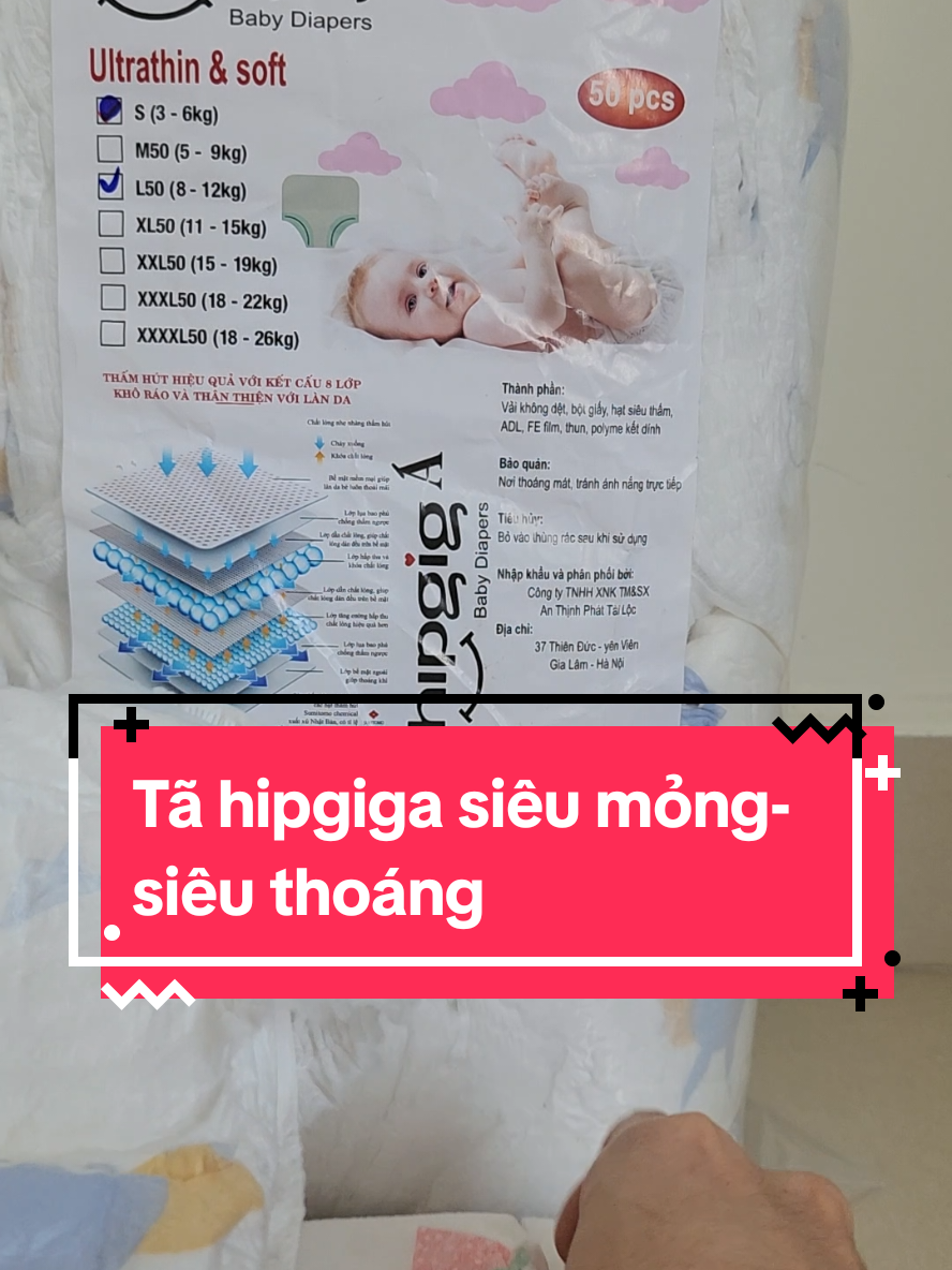 1 chiếc tã mặc không bị hâm, giá rẻ hợp túi tiền #tã_dán_tã_quần  #review  #hipgiga  #combo150miengbimhipgig  #combo100miengbim 