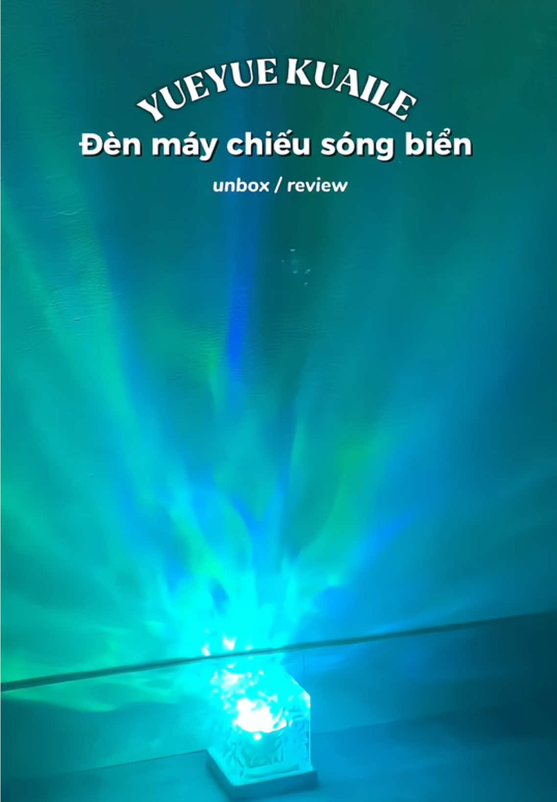 unbox đèn máy chiếu sóng biển #xuhuong #tiktok #unboxing #denmaychieusongbien #dengonsong #yueyuekuaile  