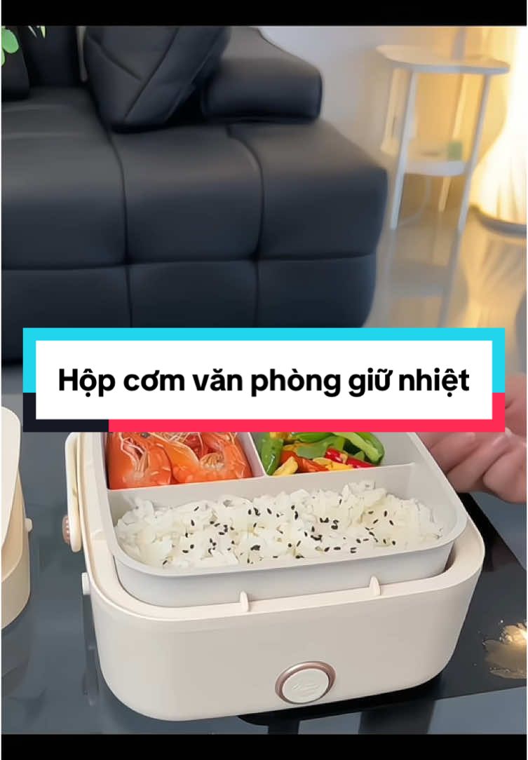 Hộp cơm văn phòng giữ nhiệt , có cắm điện #giadungthongminh #giadungtienich #noitro #noitro #hopcomvanphong #hopcomcamdien 