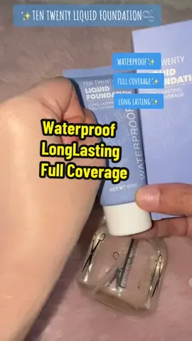Foundation n hnd ka iiwan! ito na yun Ten Twenty Liquid Foundation ika nga walang iwanan #tentwentyliquidfoundationwaterproof #waterprooffoundation #longlastingfoundation #fulcoveragefoundation #matteflawlessmakeup #fyyypppppppppppppp #beautyhacks #foryourpages #titkokaffliate #tiktokaffiliatemarketing #searchengineoptimization #creatorsearchinsights #recommendedforyou #fypspotted 