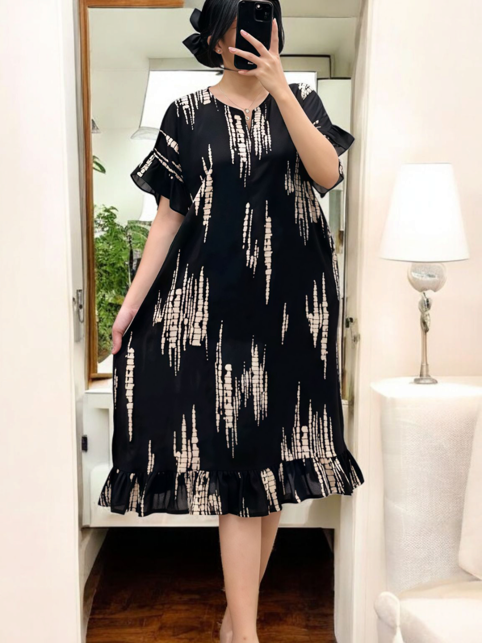Amariel Celia Dress Daster Pendek Nyaman Busui Friendly Katun Rayon Viscose  #daster #rayon #dress #bajuwanita #pakaianwanita 