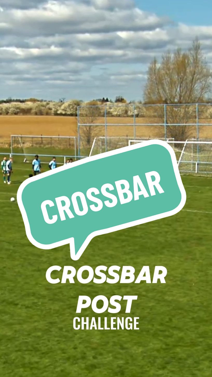 ✔️ CROSSBAR & POST CHALLENGE 👍👏#football #fotbal #goals #sports 