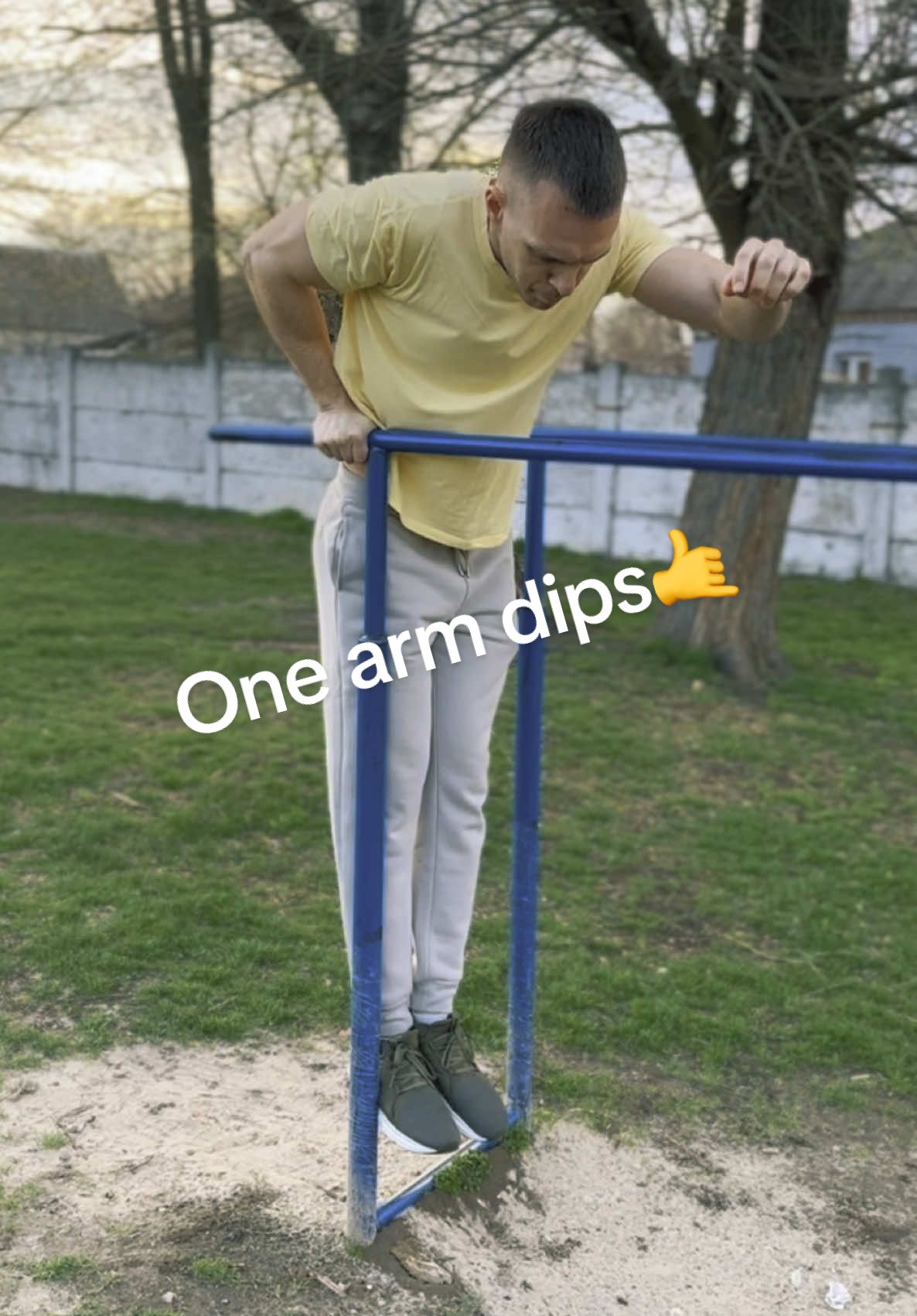 One arm dips🤙😎 #calisthenics #fyp #challenge #dips #брусья #onearmdips #workoutmotivation #beautiful #inspiration #GymTok 