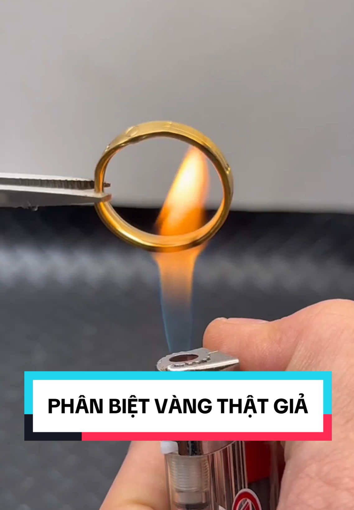 Cách phân biệt vàng thật giả  #huyk #vienchibao #trangsuc #kienthuctrangsuc #vang 