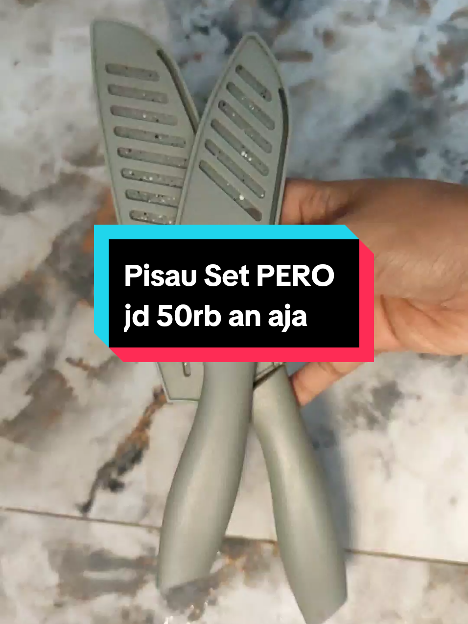 Demi apa 50rb dpt 2 pisau dr PERO,, auto borong sih ini #pero #pisaudapur #pisauset #knifeset #kitchenware #dapurestetik #cuanhariraya 