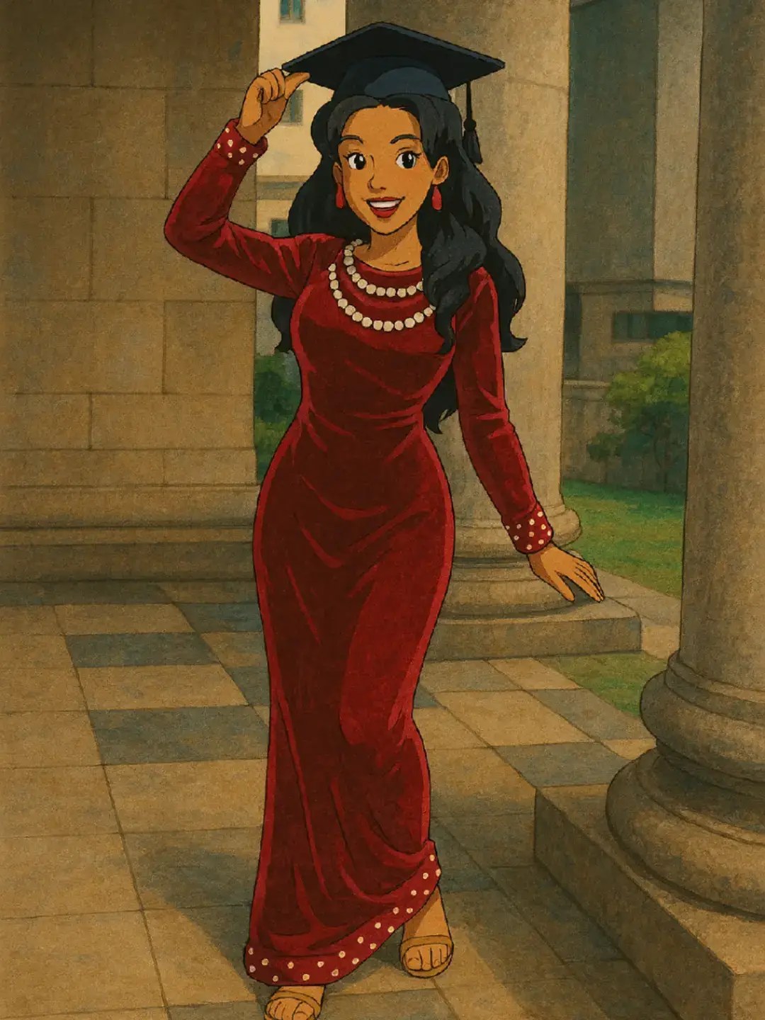 can't get over my graduation pics  🎓❣️✨#ghilbistudio #ghilbi #fyp #viral #chatgpt  #classof2024🎓 