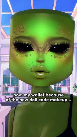 The new doll makeup is so pretty i can't wait to get the last 2 packs omg <3 #dresstoimpress #dresstoimpressroblox #dtiroblox #dti #fyp #dtiinspo #dtiupdate