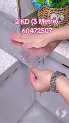 2 KD Kitchen Aluminium Foil Sticker 3 Metre × 60 Cm, Heat Resistant And Waterproof, To Order WhatsApp 60472507. https://alanaqahkw.com/