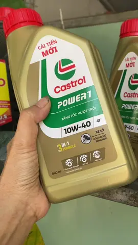 Dầu nhớt ( Xe Số) Castrol POWER1 4T 10W-40 API SP 0.8L ( 800ML) Chính Hãng , nhớt castrol xe số, xe số, xe côn tay #dothuchanhan #nhotcastrol #nhotxemay #nhotxeso #castrol  @Hanh An  @Hanh An  @Hanh An 