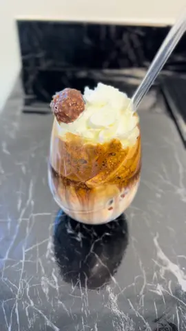 Ferrero Rocher Iced Cofee #fyp #ferrerorocher #coffeetiktok #coffee 