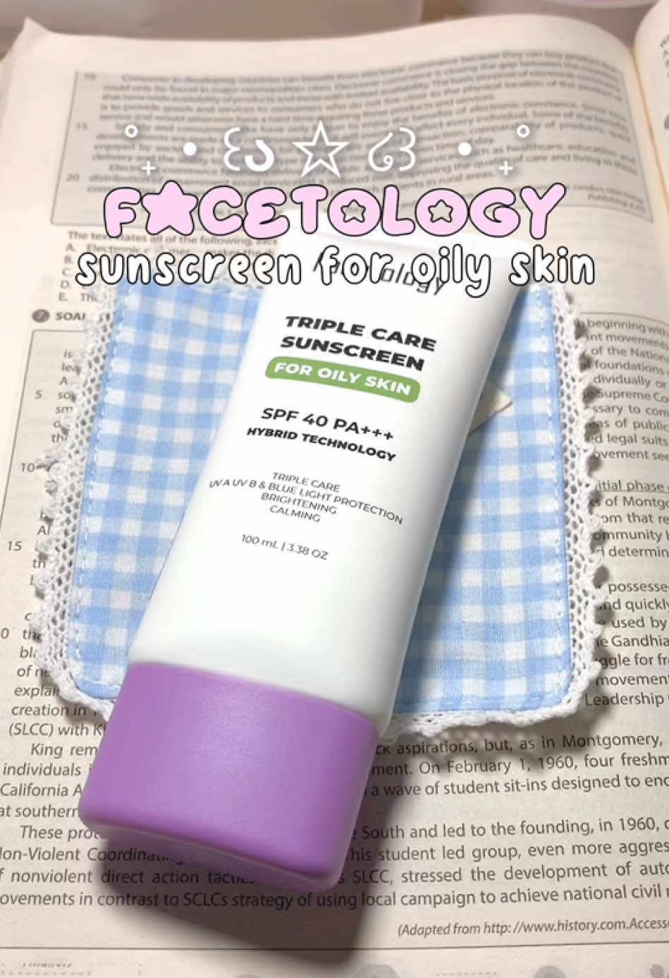 facetology ngeluarin sunscreen for oily versi gentongnya nihh #sunscreen#oilyskin#acneskin#facetology#xybca#fyp  