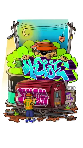 Njoe original  . . #graffiti #arte #artedigital #wallpaper #papeldeparede #animacao #desenho #desenhoanimado 