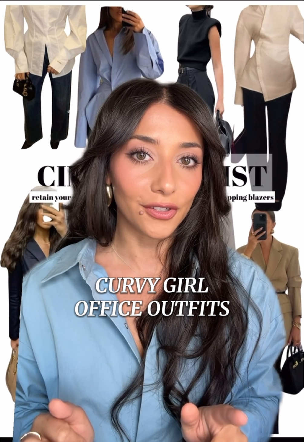 Office outfit ideas for my shapely girls who hate looking frumpy! All the deets are on my Substack in my BlO in case you want to save the styling guide & I tried to find some good pieces you can buy on my LTK 🩶 Note: apologies for the lack of representation in the inspo images, Pinterest isn’t the most diverse platform!! Feel free to tag creators who do great styling inspo for curvy gals so others can follow them 🫶🏼 #officeoutfits #outfitideas #curvyfashion #officefashion #styleguide #officestyle #capsulewardrobe #officewear #corporategirlies #corporatefashion #corporateoutfits 