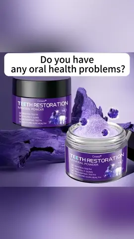 🦷 Renew YourSmile, Naturally! 🦷 Bothered by toothaches, discolored teeth, or irritated gums? Reveal a vibrant, healthy smile with our Teeth Restoration Mineral Powder!