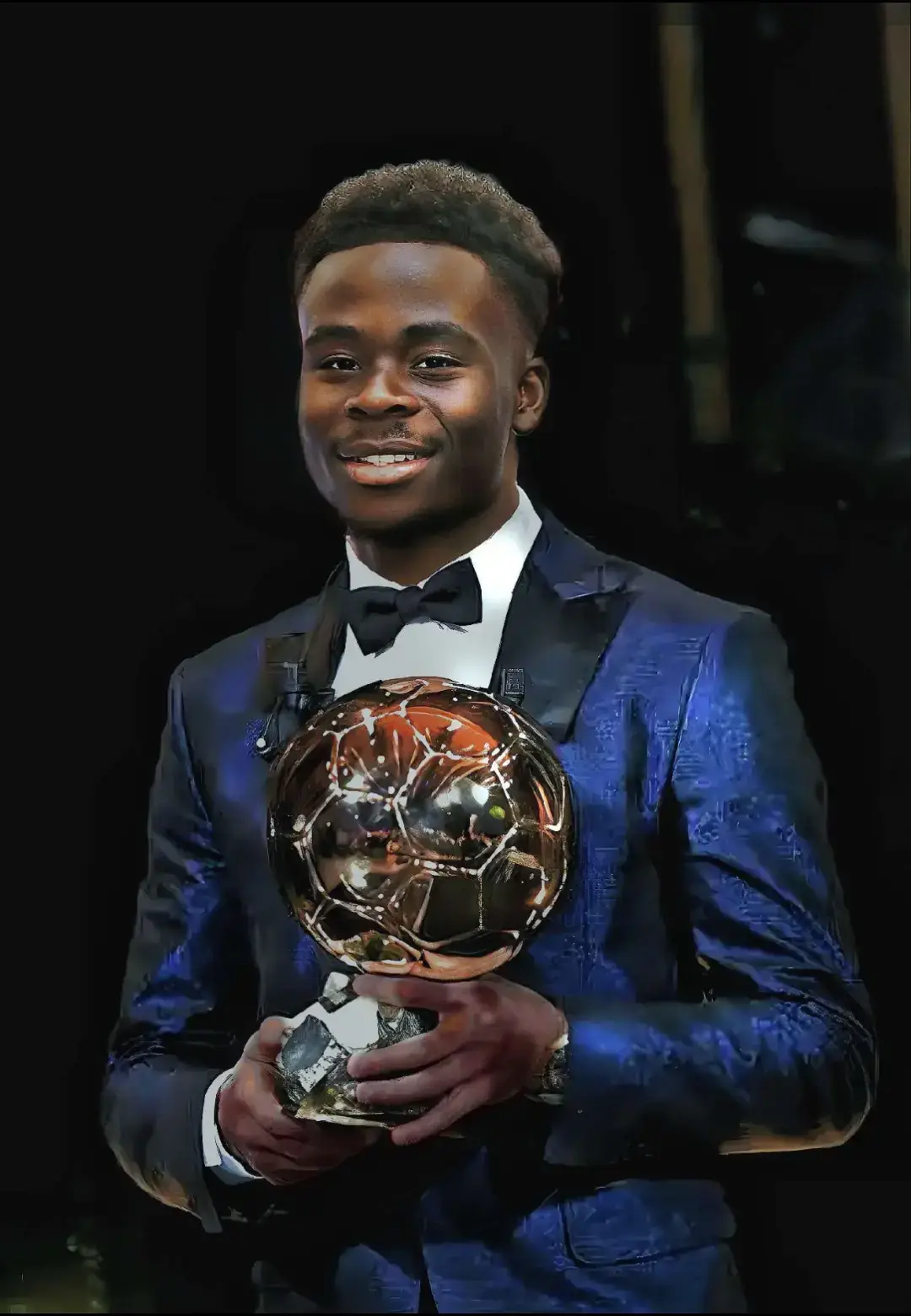 Saka on winning the Ballon d'Or: Yeah, it’s a dream. I’m just working hard to do the best for my team. Any individual awards that come I’ll accept them 🏆🤩