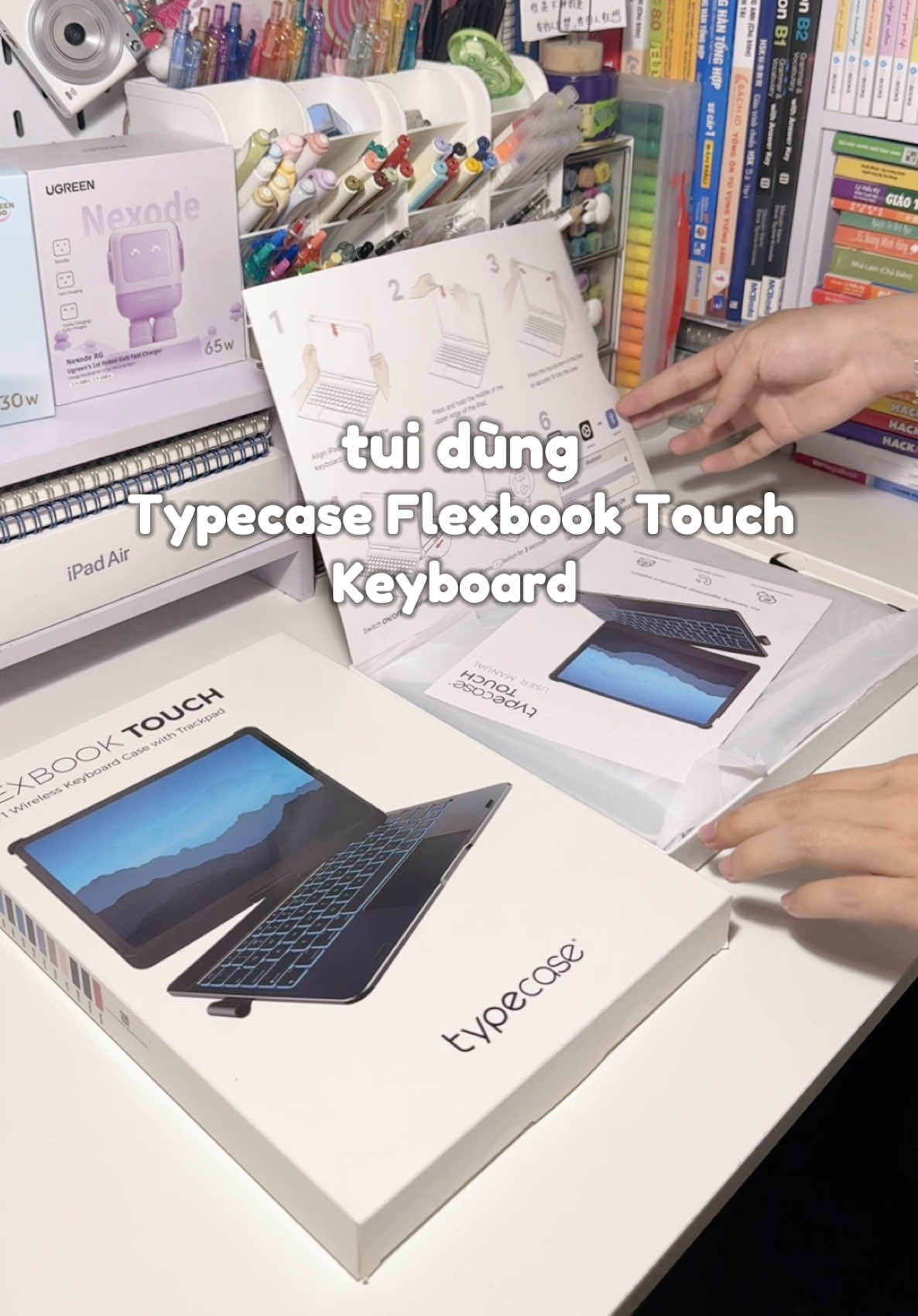| tìm keyboard ở bio tui | cách mình biến ipad thành laptop trong 1 nốt nhạc . This Flexbook Touch Typecase Keyboard is from @typecase #studywithme #studytok #typecasetouch #typecasekeyboard #keyboard #accessories #ipad #typecaseedge #CapCut    @Typecase 