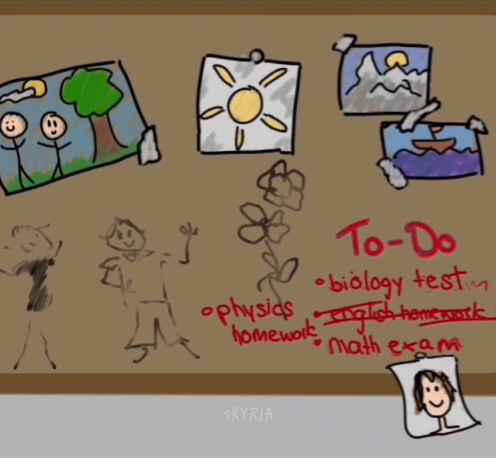 Grades over dreams // my first short animation movie <3  #animation #shortfilm #new #artist #drawing #school #pressure #grades #MentalHealth #dreams 