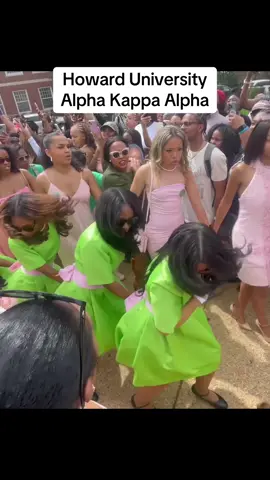 The Alpha Chapter of Alpha Kappa Alpha at Howard University Spring 2025 💕💚💕💚 #fyp #foryou #foryoupage #fy #alphakappaalpha #howarduniversity #alphachapter #aka #spring2025 #1908 #sorority #probateszn #hbcu #hbcupride #hbcugrad 🎓@Tashi Mhoon Cooper 