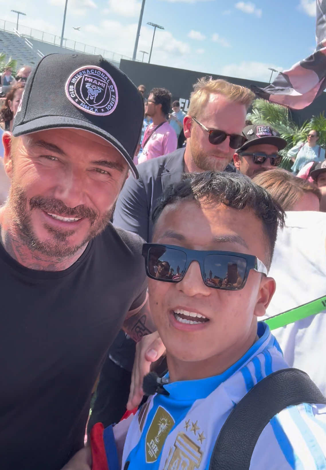 Finally, We made it to @David Beckham in Miami, Florida. Picture & Signed a shirt. #beckham #fypp #fyppppppppppppppppppppppp #nepali #miami #florida #legend #meetingbeckham 