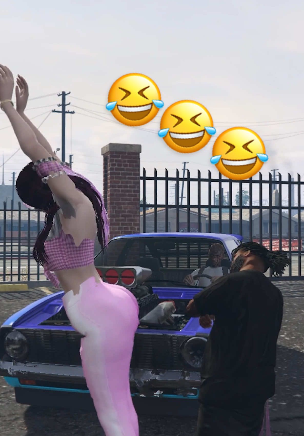 Female voice changer prank in GTA🤣 #gta #gta5rp #fivem #fyp 