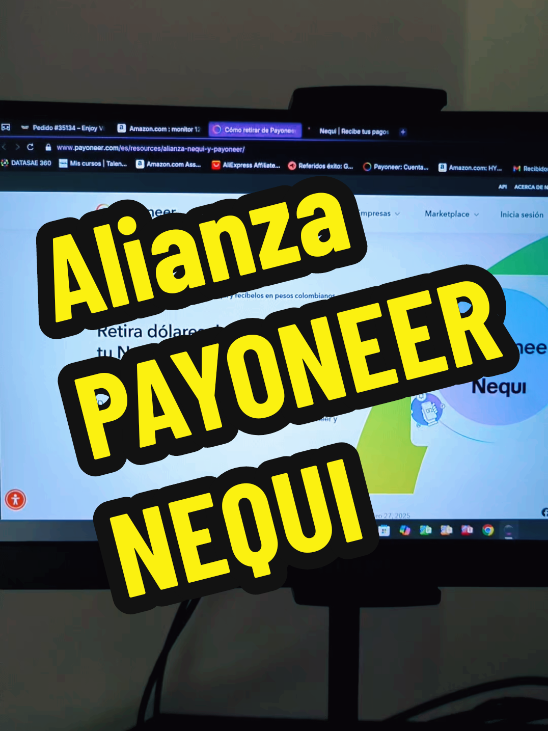 Recibe tus ingresos internacionales con #payoneer y #nequi en cuestión de minutos, información importante aquí en #descuentos #colombia 