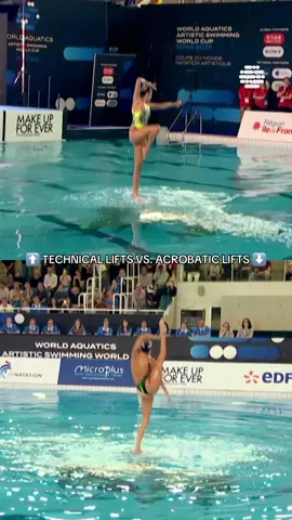 Paris World Cup. Four teams. Two types of lifts. One word: wow ✨🤸‍♀️  🎬: France 🇫🇷 | Israel 🇮🇱 | USA 🇺🇸 | Kazakhstan 🇰🇿 Which lift had you holding your breath? 👀 #ArtisticSwimming