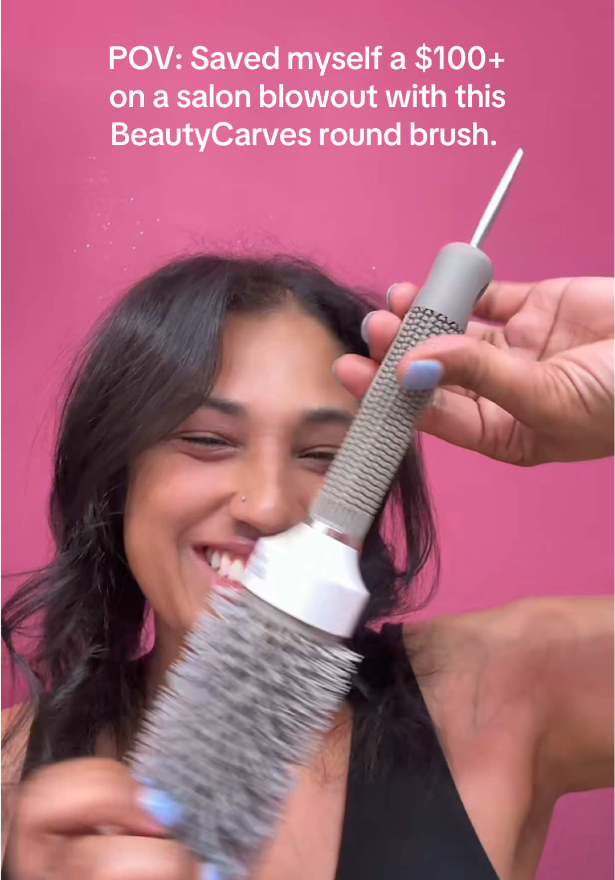 Save yourself a ton of money with this brush starting it just $11.99. You can get your own salon and blowout at home for a free. Get this one from the link below. ⬇️ @BeautyCarves #BeautyCarves #Hair #Hairbrush #Beauty #BeautifulHair #HairHacks #Shiny #DamageFreeHair #salon  