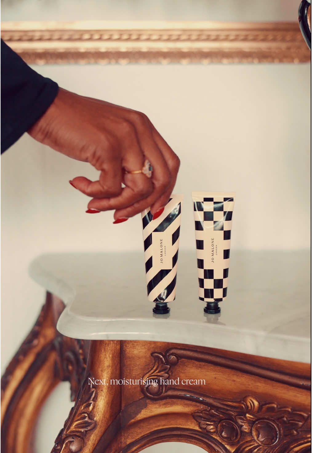 After you’ve picked the perfect bag for your look, find a hand cream to match. @Onyi Moss🥀🐈‍⬛  #JoMaloneLondon 