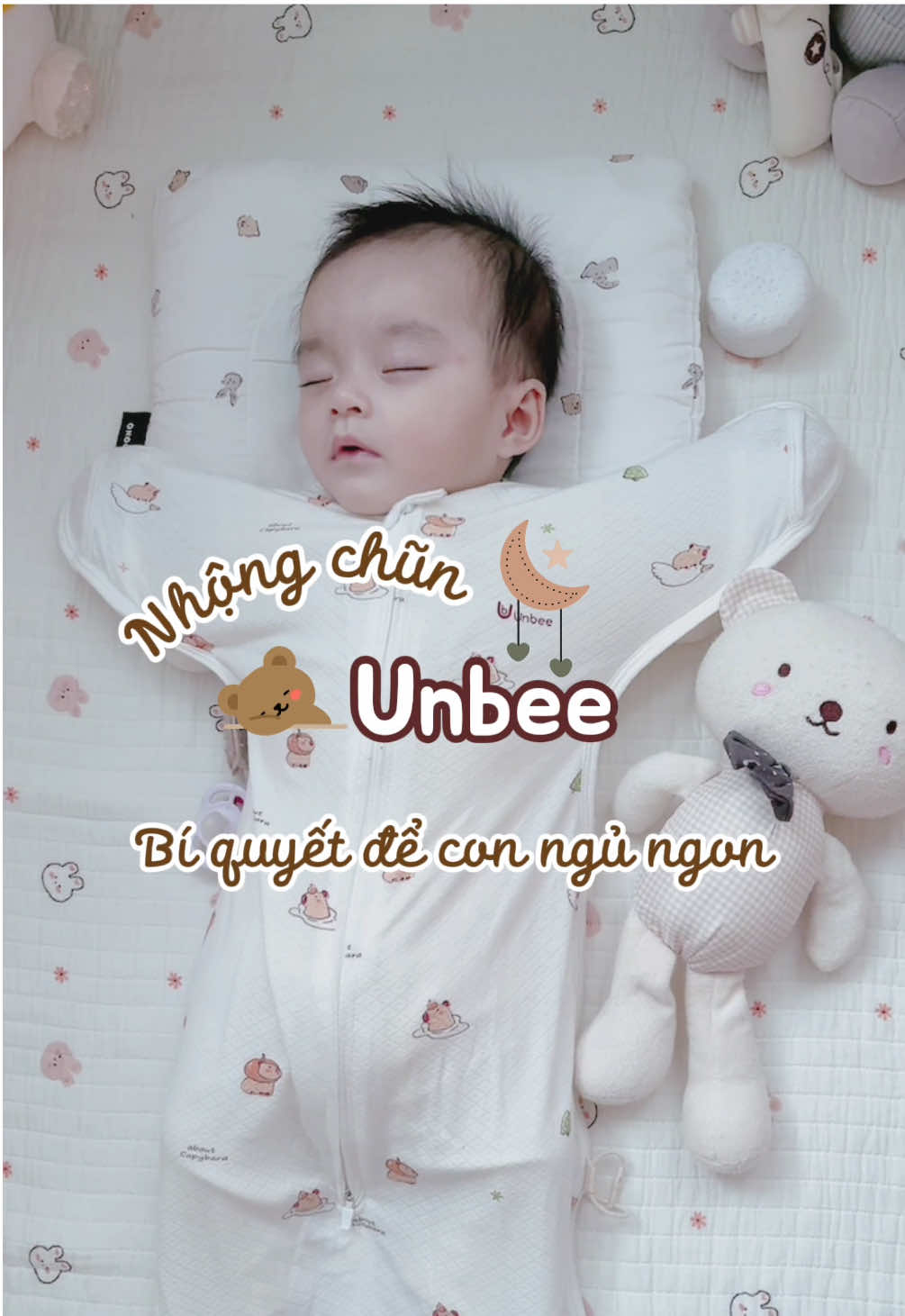 Chiếc em bé chưa từng quấy đêm trvia tỷ lần ạ🥰  + 1 món đồ chân ái cho mẹ bầu và mẹ bỉm là nhộng chũn mở tay unbee nè @UNBEE VIỆT NAM  #nhongchun #nhongchunchobe #unbeevietnam #mebauthongthai #mebimhiendai #mebimsua #reviewmevabe #mevabe #nuoicondungcach #nuoiconnhantenh #embedangyeu #viral #xuhuong 