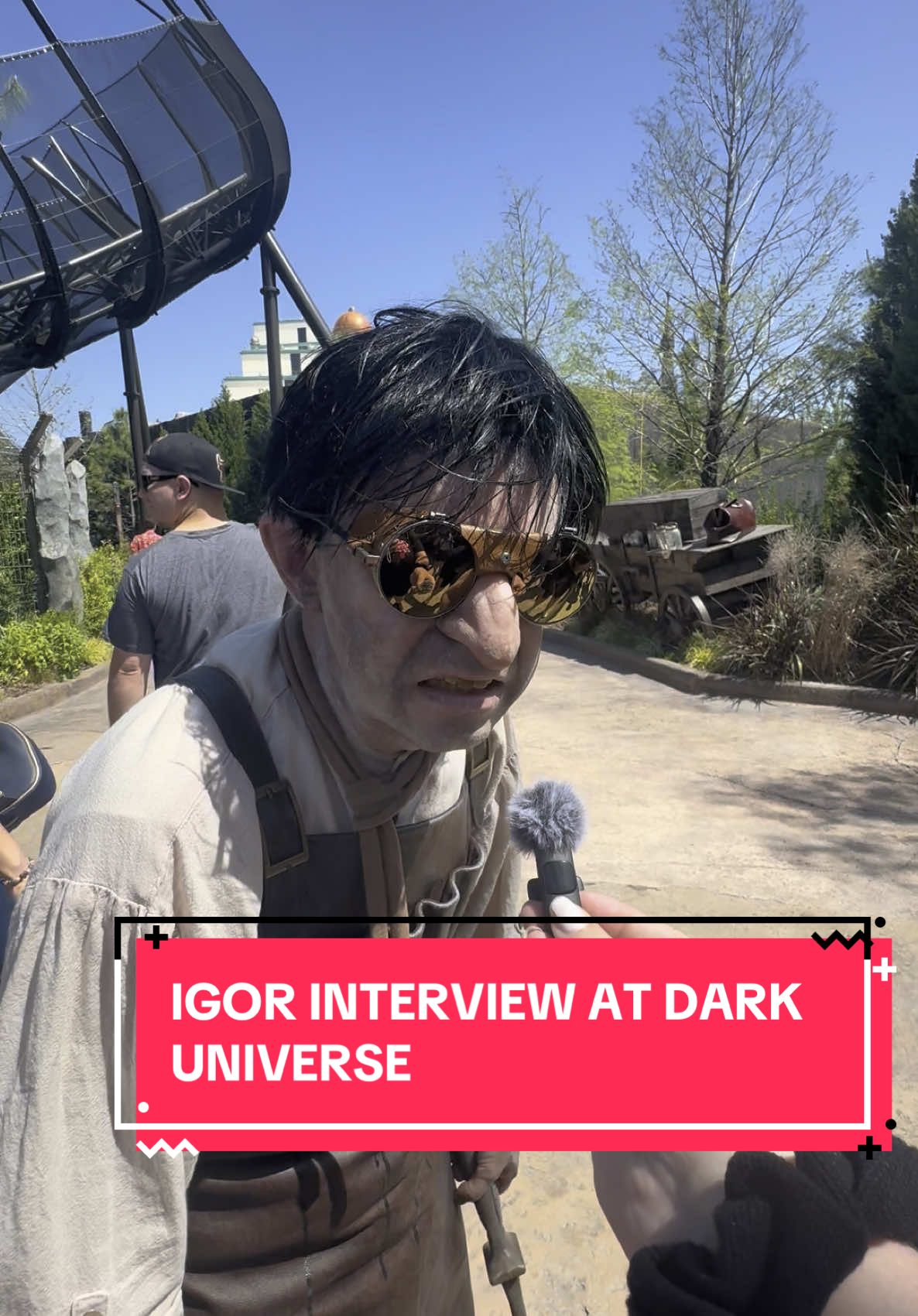 Ygor, the public speaker here at epic universe. #epic #epicuniverse #universalepicuniverse #orlando #florida #darkuniverse #universalmonsters 