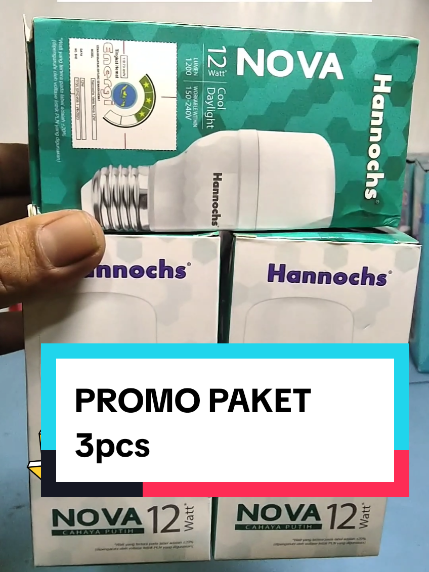 Promo Paket 3pcs Hannochs Nova, harganya jauh lebih murah karena diskonnya gede banget... #promo #lampu #lampuled #hannochs #hannochsnova #lampuhannochs #lampuledmurah 