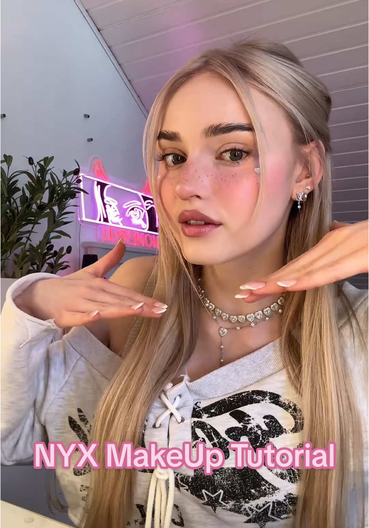 ✨Makeup GRWM ✨ #honeypuu #grwm #foryou #fyp #foryoupage #makeup #nyx