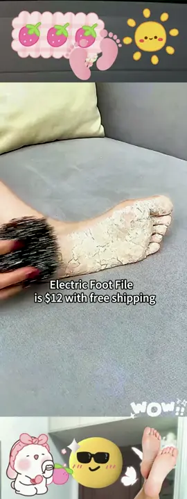 Electric Foot File, Electronic#foryour #fyp  #tkly #footcare #selflove #TikTokShop #callus 