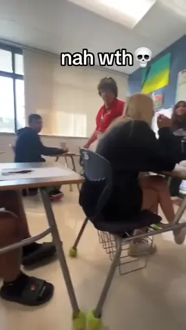 You can tell substitute teacher wasn’t having it 😭😅 (@fender🫂 ) #school #class #teacher #funny 
