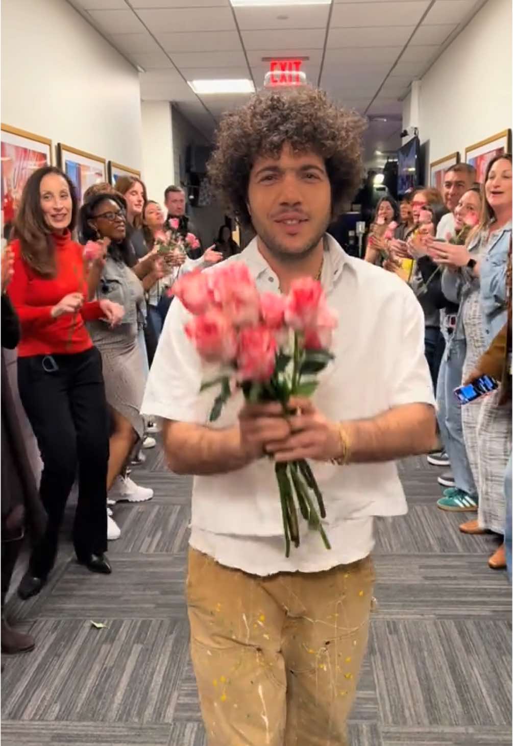 We’re happy that @itsbennyblanco is here at the Happy Place!
