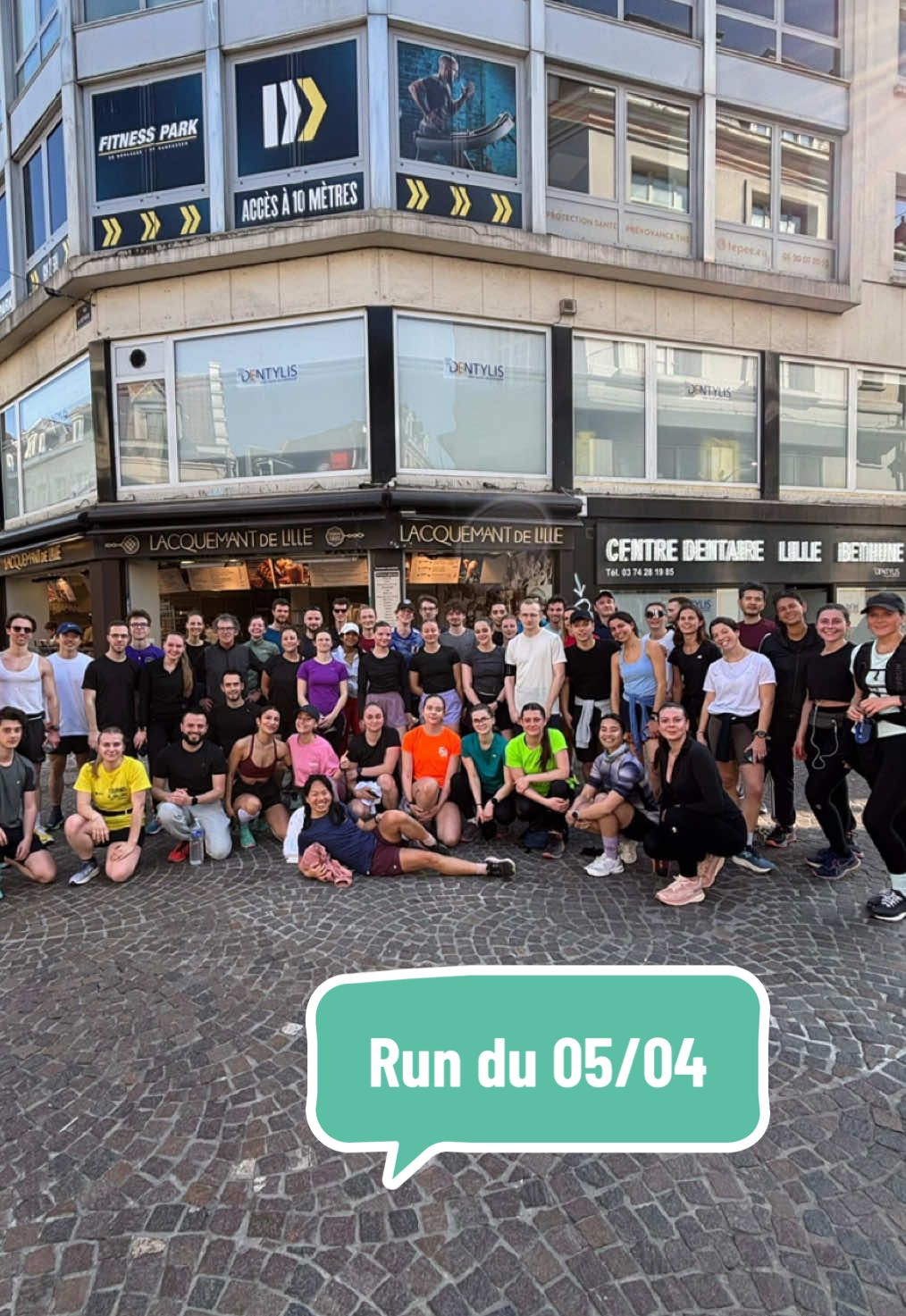Encore une belle sortie pour le Food runners club ⚡️🏃🏽‍♀️  #lille #Running #club #churros 