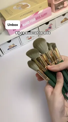 Chưa đến 200🐟 mà đc bộ 14 cây quá hời #comakeup #makeup #trangdiem #unboxing #review #xuhuong 
