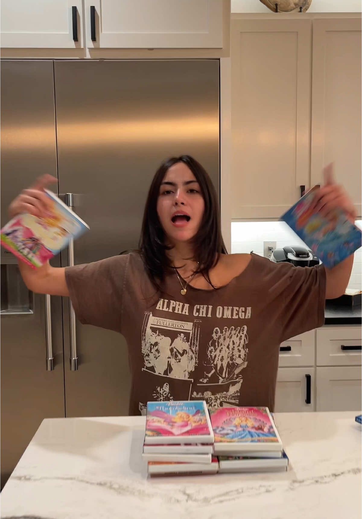 One thing my cousin and I know are Barbie movies 😤 @MIA #BarbieMovie #barbie #collection #vintage 