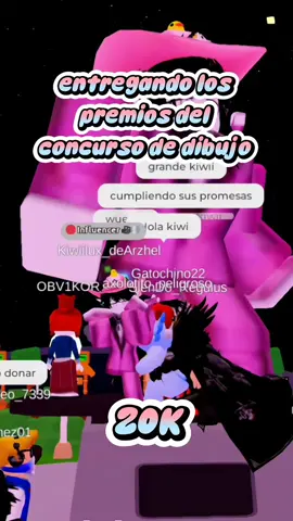 todos los dibujos están hermosos gracias a todos  1ER LUGAR @🪗🎨multi_fandom🎧🦜  2DO @mr.bigotes  3ER @Regulus  4DO @★ISA★  gracias por participar pronto habrá más concursos 🫂⭐️ #kiwiilux #robloxfyp #robloxedit #donationplaza #influencer #robux #fyp #fypシ゚ 