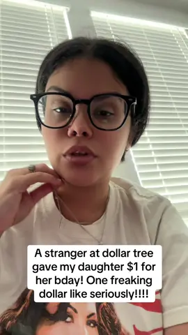 Maybe she only gave my daughter $1 cuz she has seen my videos and knows I keep it 🤣😫 #birthday #fyp #satire  jk thanks to that kind stranger that was with a lady that said her nickname is BUG and gave her that dollar! 