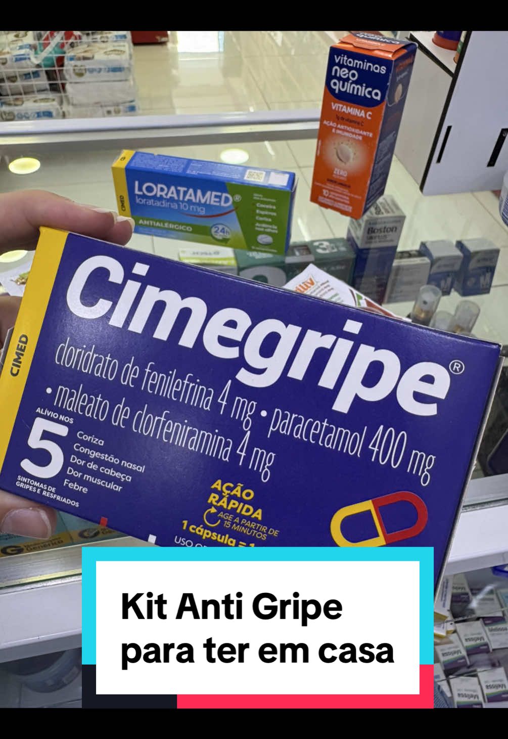 Kit Anti Gripe para você ter em casa, sai fora resfriado…. . . . . . . . . . . . . . . . . #foryoupage #farmacia #frio #precinho #saude #resfriado 